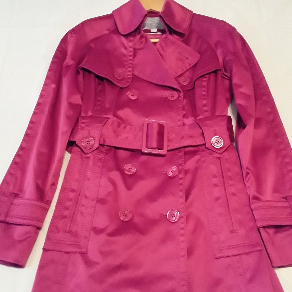 Pink Jessica Simpon Trench Coat